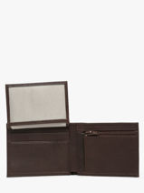 Portefeuille Danny Cuir Arthur & aston Marron danny 488-vue-porte