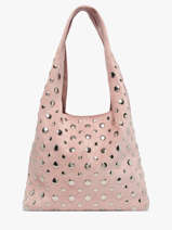 Sac Port� �paule Suede Miniprix Rose suede F9928