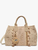 Sac Port� Main Boheme Miniprix Beige boheme A621