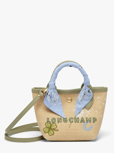 Longchamp Le panier pliage envol Sac port� main Vert