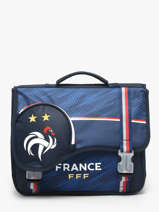 Boekentas 2 Compartimenten Federat. france football Blauw fff 25BX203C