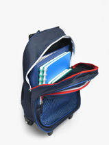 Rugzak Op Wieltjes 2 Compartimenten Paris st germain Blauw psg 26AP204R-vue-porte