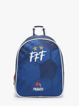 Sac � Dos 1 Compartiment Federat. france football Bleu fff 26ZX201S