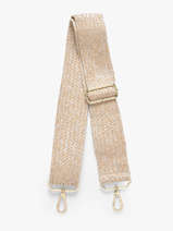 Schouderriem Miniprix Beige straw 52E26