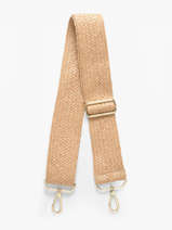 Schouderriem Miniprix Beige straw 52E26