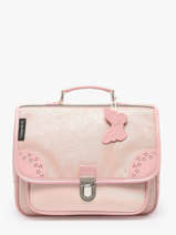 Boekentas 1 Compartiment Caramel et cie Roze boheme FI