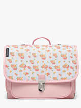 Cartable 2 Compartiments Caramel et cie Rose boheme FI