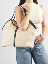Schoudertas St Tropez Atelier paname Beige st tropez 492-vue-porte