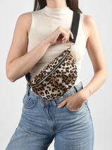 Sac Banane Marco Marron beltbags S1264-vue-porte