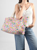 Sac Cabas We Are Jolies Coton Hindbag Multicolore waj WJ-vue-porte