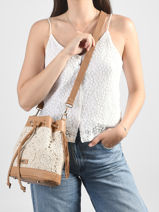 Sac Bandouli�re Antibes Coton Les tropeziennes Beige antibes TZ03-vue-porte