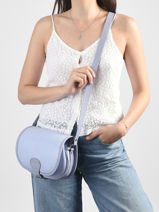 Cross Body Tas Le Boh�mien Lavande Leder Paul marius Blauw lavande BOHEMLAV-vue-porte