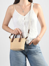 Cross Body Tas Popette Polyurethaan Tommy hilfiger Bruin popette AW18526-vue-porte