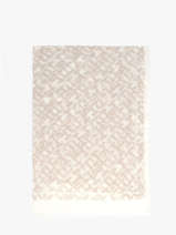 �charpe Tommy hilfiger Blanc monogram AW18687