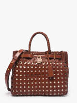 Sac Port� Main American Icon Cuir Tommy hilfiger Marron american icon AW18734