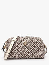 Sac Bandouli�re Th Grace Polyester Recycl� Tommy hilfiger Marron th grace AW18864