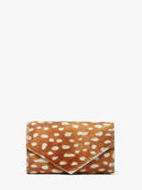 Porte-monnaie Agnes Cuir Etrier Marron agnes EAGN5018