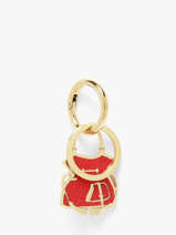 Sleutelhanger My Flirt Metaal Lancel Rood 150 ans A14214
