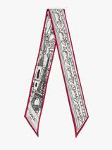 Foulard Lancel Blanc 150 ans A14137