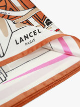 Zijden Sjaal 90x90 Paris Lancel Roze 150 ans A14138-vue-porte