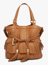Handtas 150 Ans Lancel Bruin 150 ans A14095