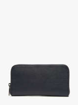 Portefeuille Caviar Cuir Milano Bleu caviar CA18115