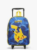 Sac A Dos � Roulettes 1 Compartiment Pokemon Bleu pokemon & friends 26KK204F