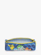 Trousse 1 Compartiment Pokemon Bleu pokemon & friends 26KK207P-vue-porte