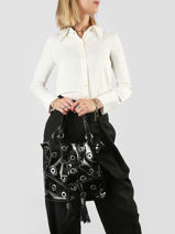 Sac Port� Main 150 Ans Lancel Noir 150 ans A14100-vue-porte