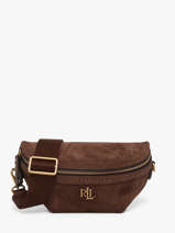 Sac Banane Cuir Lauren ralph lauren Marron dryden 31P15644