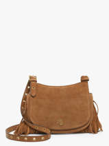 Sac Bandouli�re Dryden Cuir Lauren ralph lauren Marron dryden 31P11793