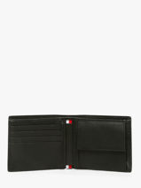 Portefeuille Leder Tommy hilfiger Zwart th foundation AM14506-vue-porte