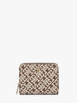 Portefeuille Tommy hilfiger Marron th icon AW18759
