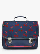 Cartable 2 Compartiments Caramel et cie Bleu boheme FI