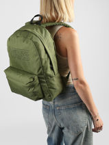 Rugzak 1 Compartiment Vans Groen backpack VN00103A-vue-porte
