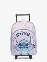 Sac A Dos � Roulettes 1 Compartiment Lilo & stitch Violet spring smiles 2105