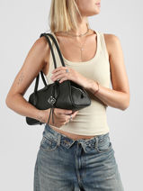 Sac Port� �paule Emblem Calvin klein jeans Marron emblem 4F3743G-vue-porte