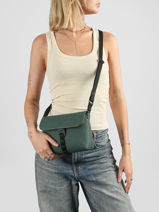 Sac Bandouli�re City Polyester Recycl� Ucon acrobatics Vert city YURI-vue-porte