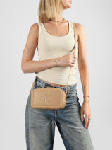 Cross Body Tas Bold Calvin klein jeans Beige bold 4F3220G-vue-porte
