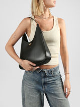Sac Port� �paule Ck Medium Calvin klein jeans Noir ck medium 4F3522G-vue-porte