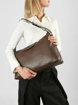 Longchamp Le pliage xtra Besace Marron-vue-porte