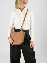 Longchamp Le foulonn� Sac port� travers Marron-vue-porte