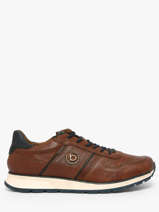 Sneakers Uit Leder Bugatti Bruin men 331APA03