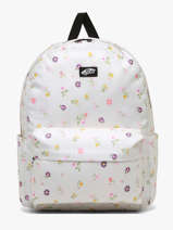 Sac � Dos 1 Compartiment Vans Blanc backpack VN000H4W
