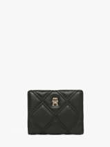 Portefeuille Tommy hilfiger Noir th feminine  AW18701