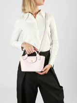 Longchamp Epure Sac port� travers Rose-vue-porte