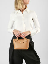 Longchamp Epure Cross body tas Bruin-vue-porte