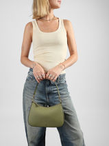 Sac Port� �paule Danni 26 Cuir Lauren ralph lauren Vert danni 31883768-vue-porte