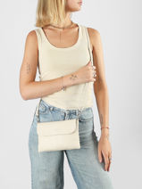 Sac Bandouli�re Grained Miniprix Beige grained H9158-vue-porte