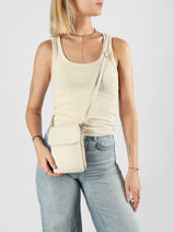 Sac Bandouli�re Grained Miniprix Beige grained F3609-vue-porte